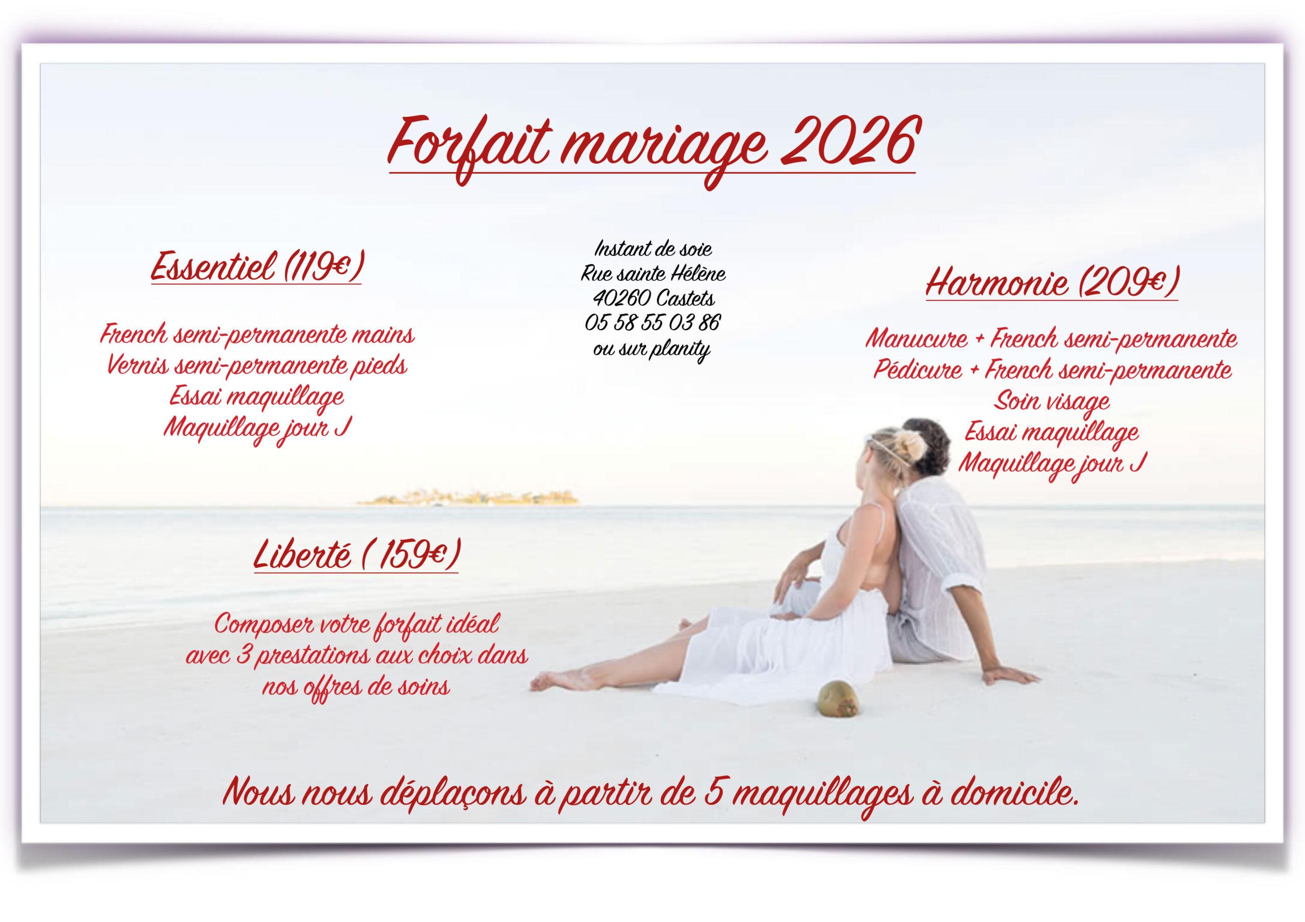 Forfait-mariage-2026